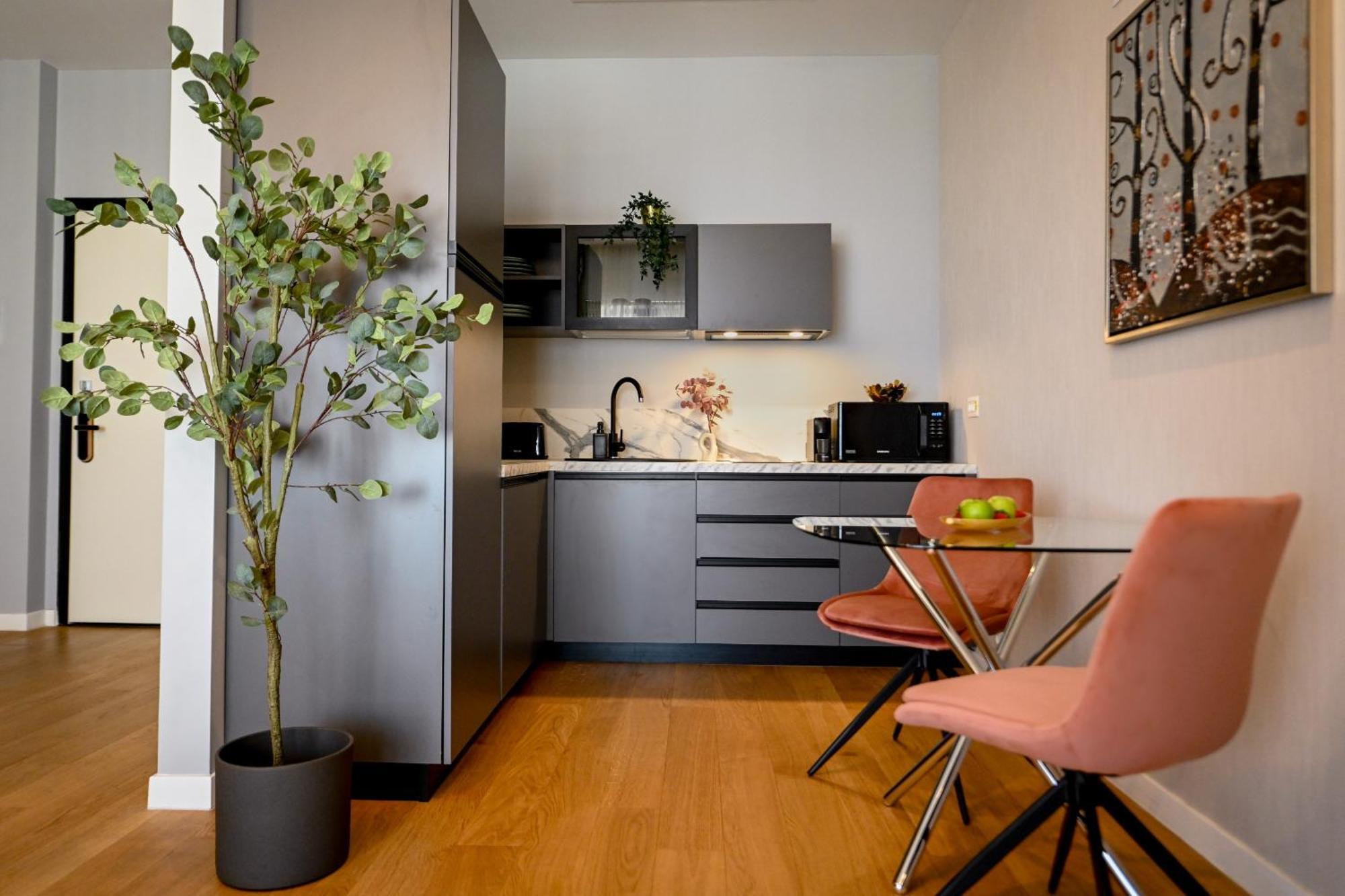 One Verdi Park Exclusive Apartments - Panoramic View & Private Parking بوخارست الغرفة الصورة